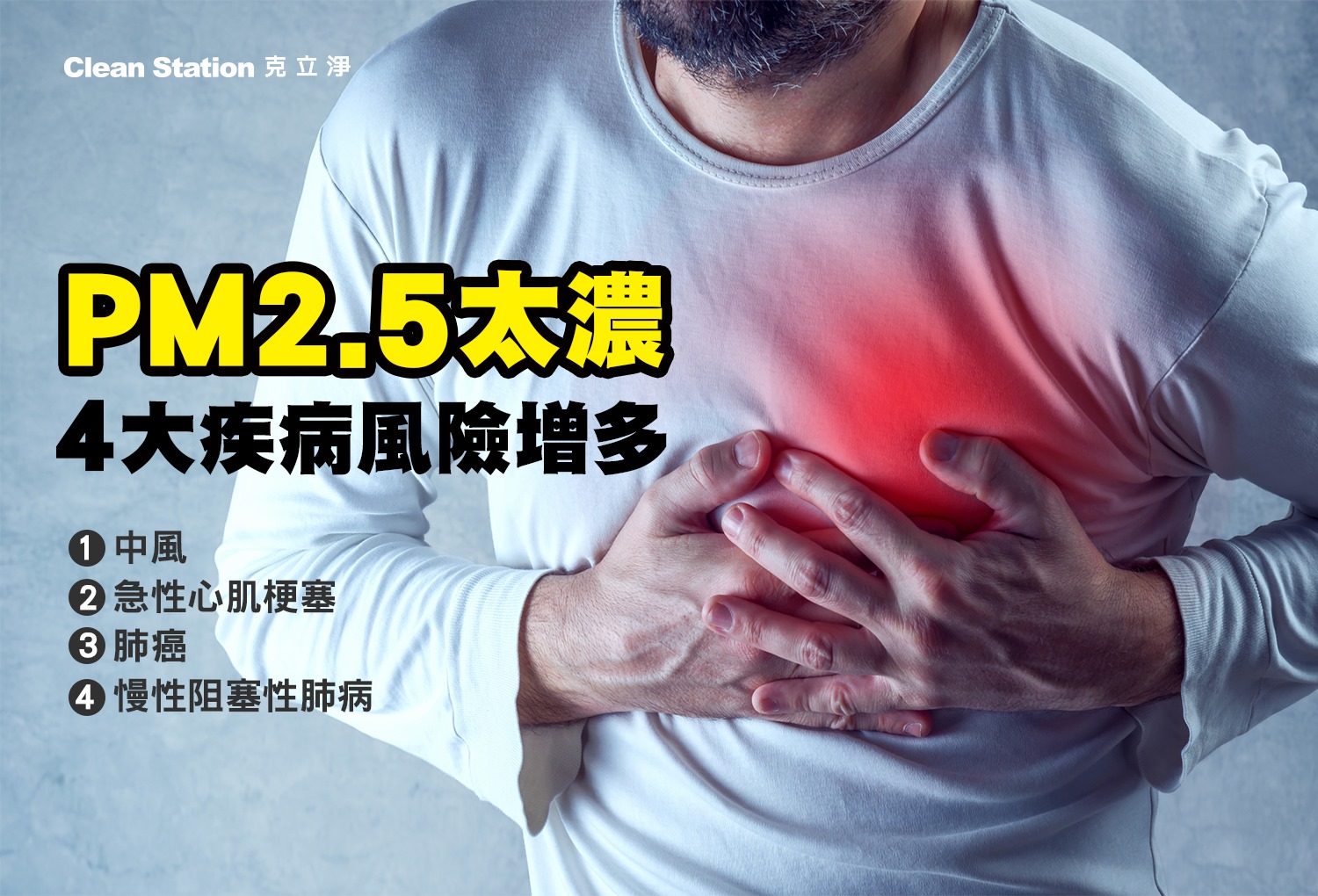 PM2.5太濃增加心血管疾病
