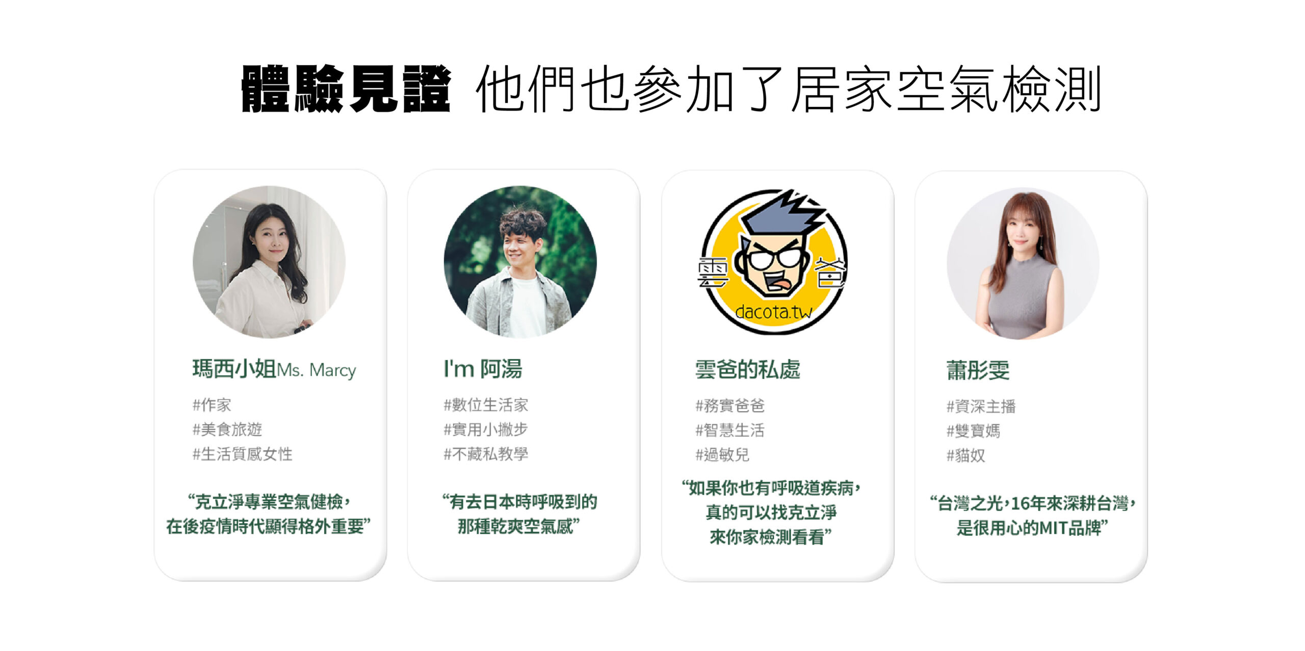 克立淨,居家空氣檢測,空氣改計畫,清淨機,除溼機,零檢出,電漿,PM0.3